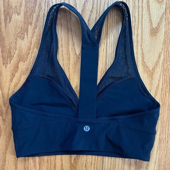 Lululemon Twist & Train Bra. Black 6. Like new - Picture 4 of 7